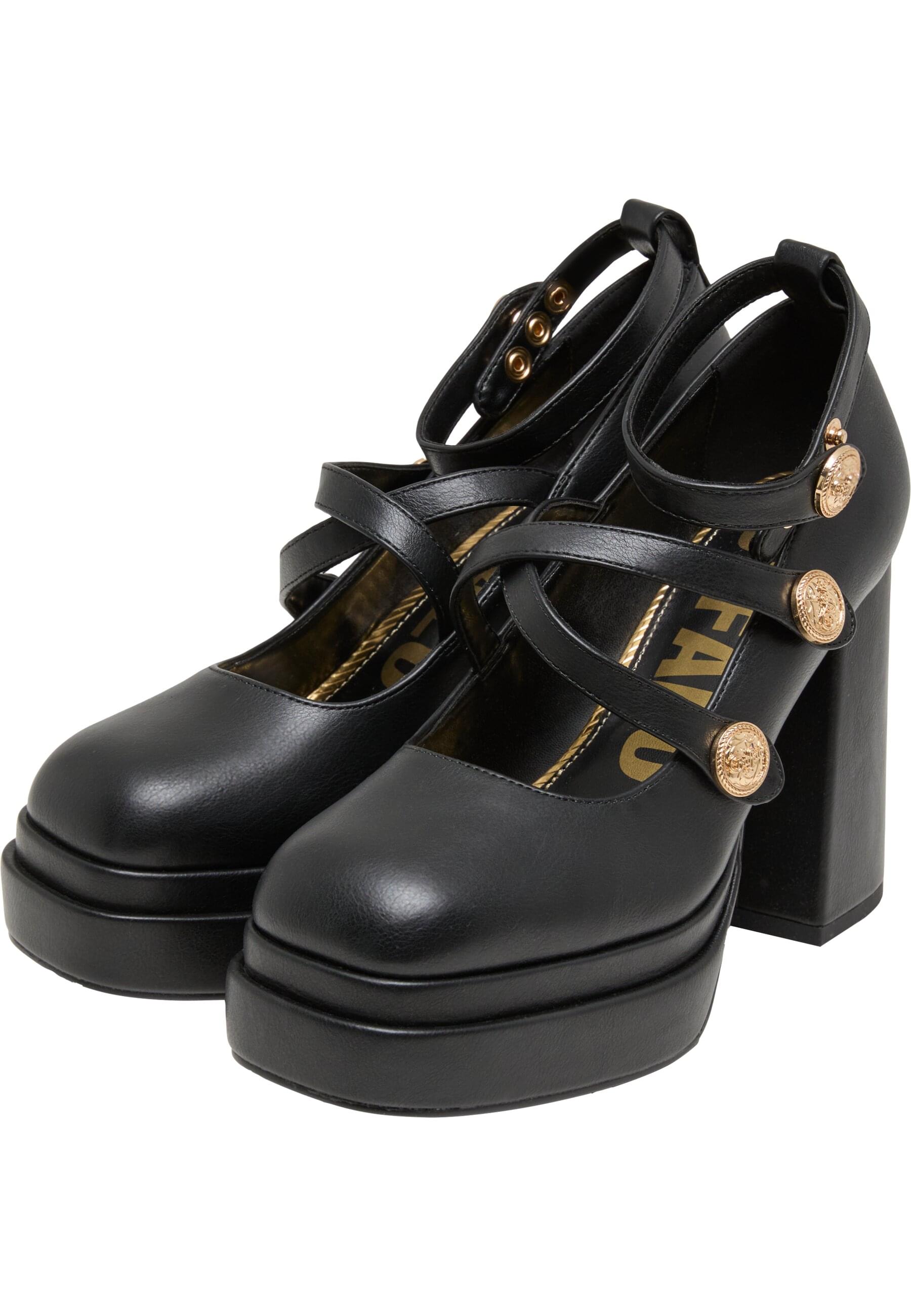 High-Heel-Pumps BUFFALO "Buffalo MAY MARY BTN - VEGAN NAPPA", Damen, Gr. 40, schwarz, Kunstfaser, unifarben, Schuhe