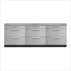 NewAge Outdoor Kitchens Stainless Steel 4-Piece Outdoor Kitchen Set with Countertops