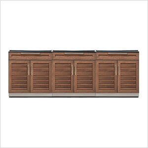 NewAge Outdoor Kitchens Grove 3-Piece Outdoor Kitchen Set (No Countertop)