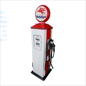 Roadside Relics Mobilgas Retro Gas Pump Replica Electric Vehicle (EV) Charger