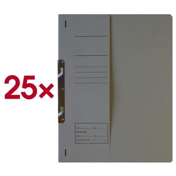 OTTO Office 25x Einhakhefter (238x305 mm) grau, 23.8x30.5 cm Image