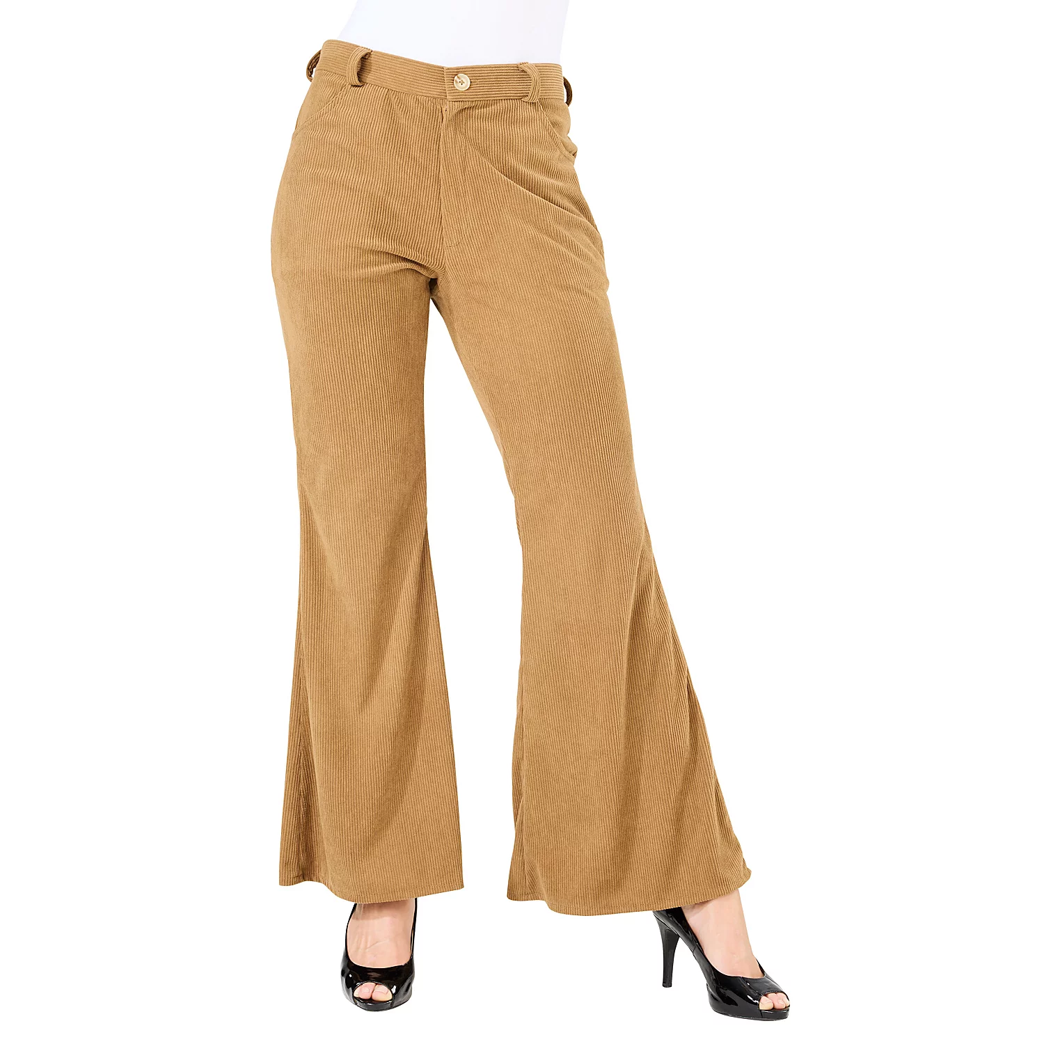 Pantalon pattes d’eph "velours côtelé" pour femme