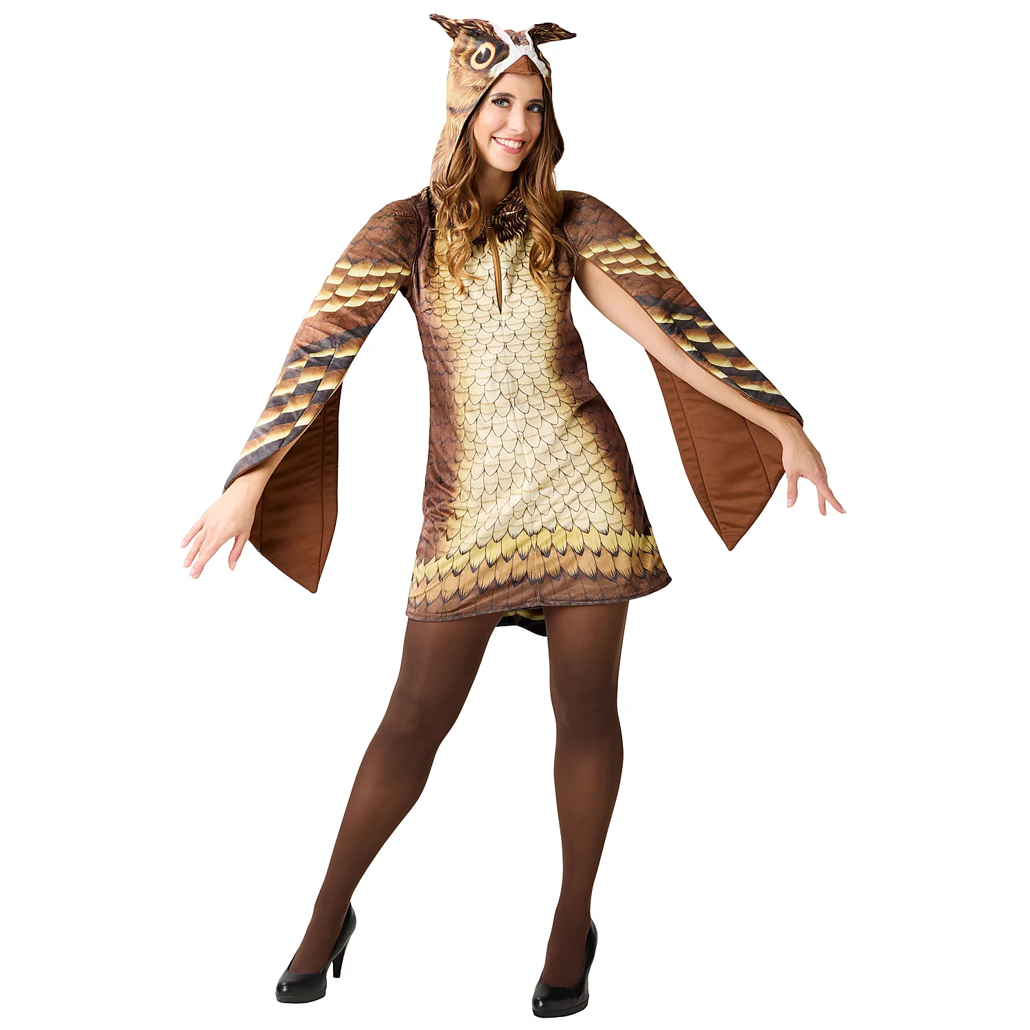 buttinette Kleid Eule, braun Image