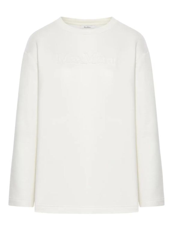 Crewneck Cotton Sweatshirt - White - GR10K Sweats