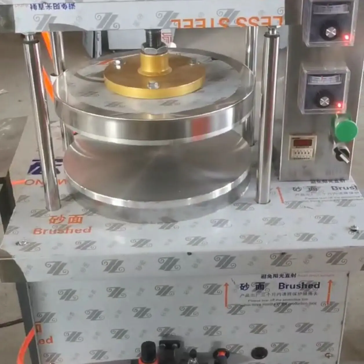 Industrielle Tortilla Roti Flat Bread Press Making Machine Pita Pancake Flatting Baking Equipment