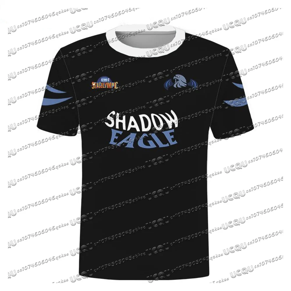 Thai Gmmtv Starlympic Futsal Shadow Eagle Sporttrikot T-Shirt Mode Lose Street Wear Sommer Damen Casual Sport Top Image