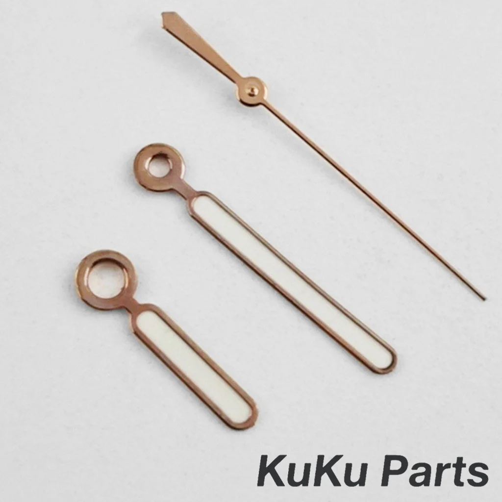 Rose Gold Nautilus Nadel Uhr Zeiger Silber Schwarz Modifizierte Grün Leuchtende Uhr Hand Für NH34 NH35 NH36 NH38 NH70 Bewegung Image