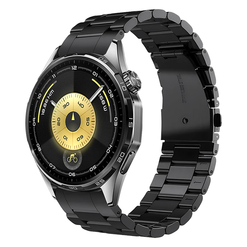 Metall-Edelstahl-Armband ohne Lücken für Huawei Watch GT 6 46 mm Gliederarmband GT6 Ersatzband-Armband-Zubehör Image