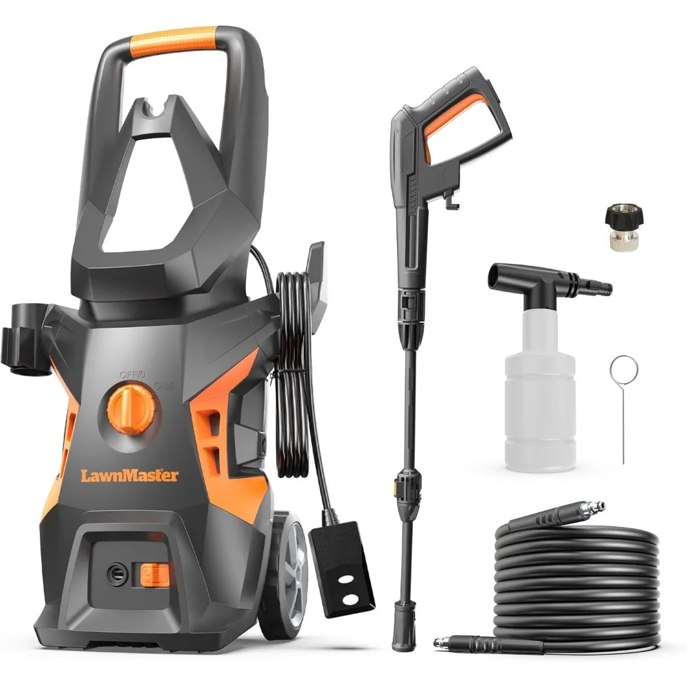 Electric Pressure Washer 13 Amp 1.4 GPM 2100 PSI with Foam Sprayer CSA Certified