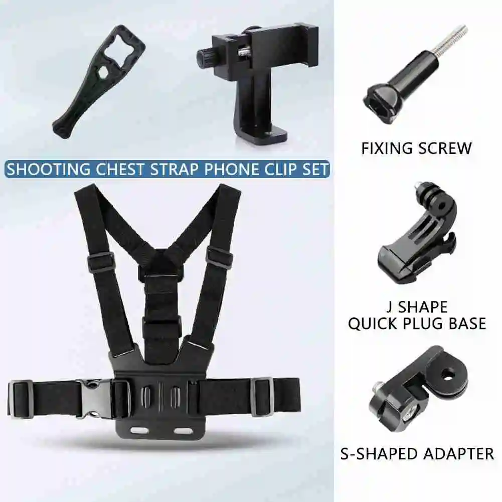 Brustgurt-Halterungsgürtel für Mobiltelefone, iPhone-Halter, Brustgurt für GoPro Hero 11 10 9 8, DJI Action-Kamera-Zubehör, POV Image