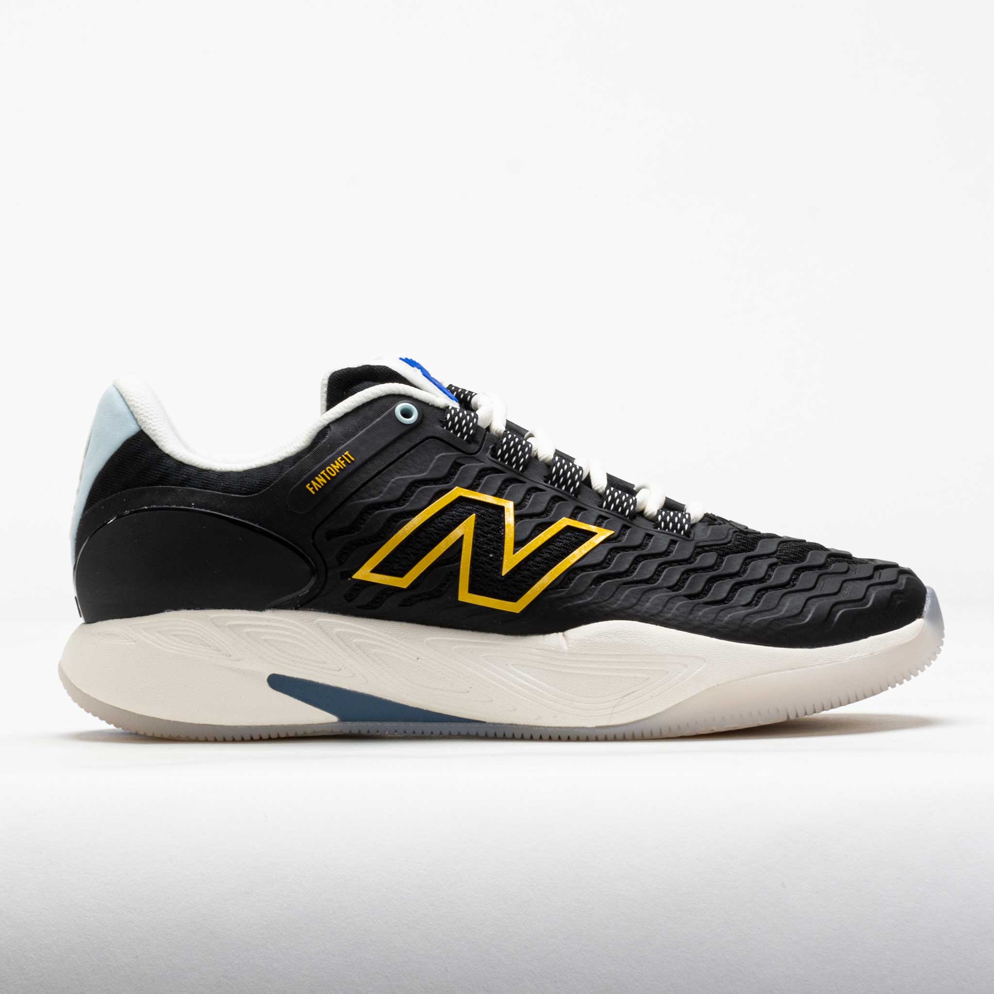 New Balance Fresh Foam X CT-Rally v2 Women's Tennis Shoes Black/White/Apollo Gold