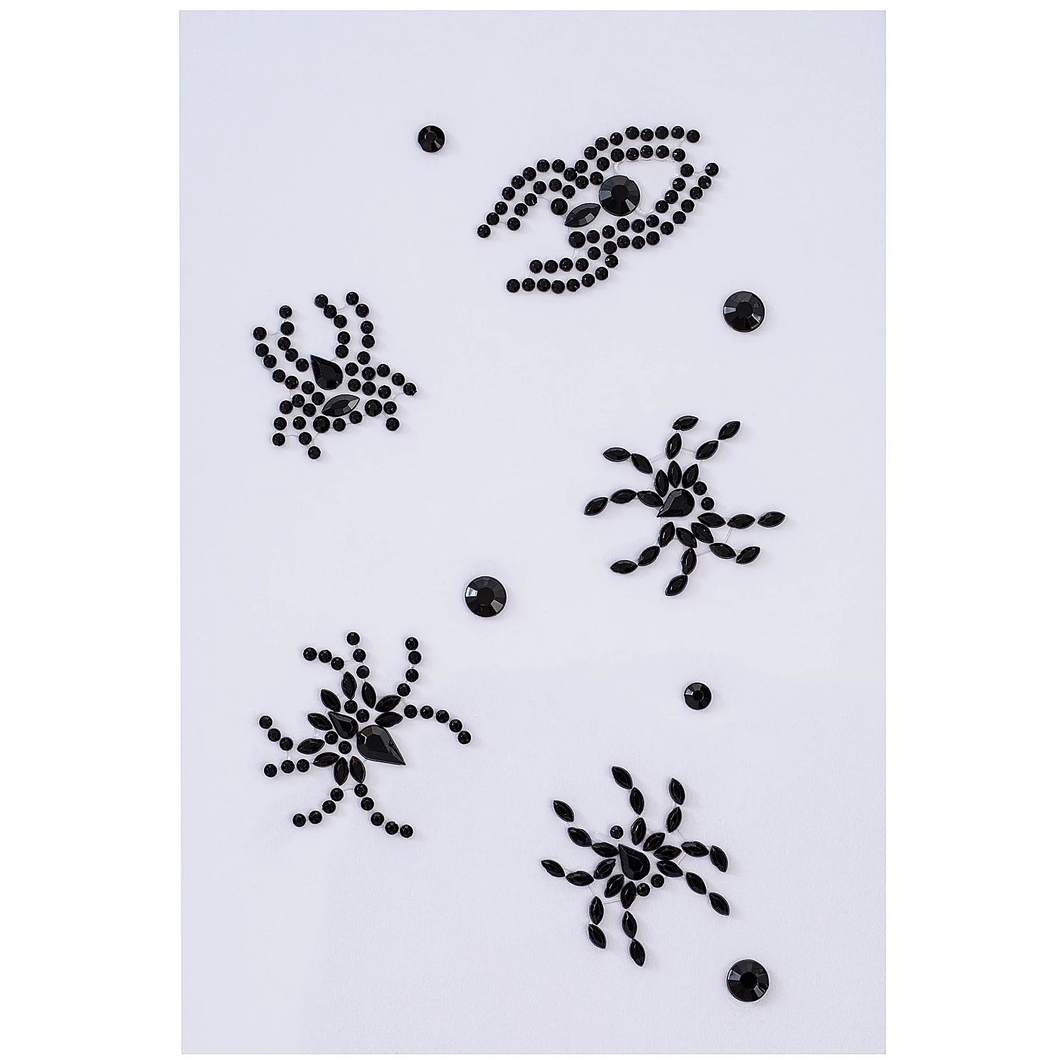 Autocollants pour peau "araignées", noir