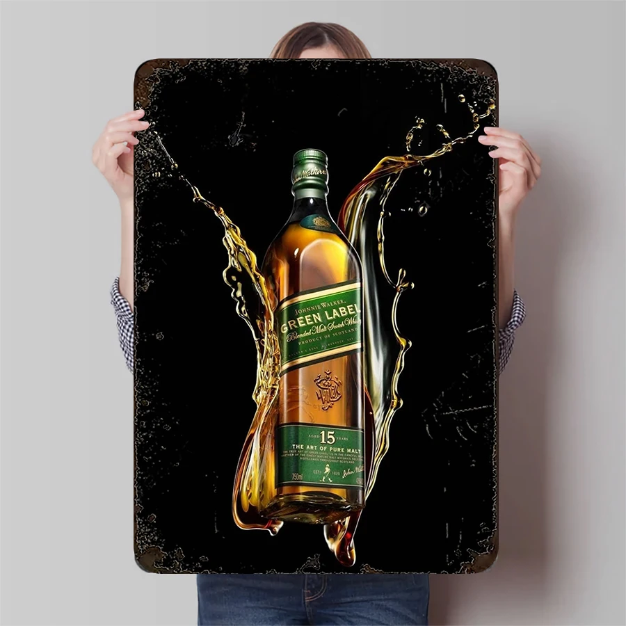 Johnnie Walker Green Label 15 Jahre alter Blended Malt Scotch Whisky 750 ml Premium Aged Whisky aus Schottland Image