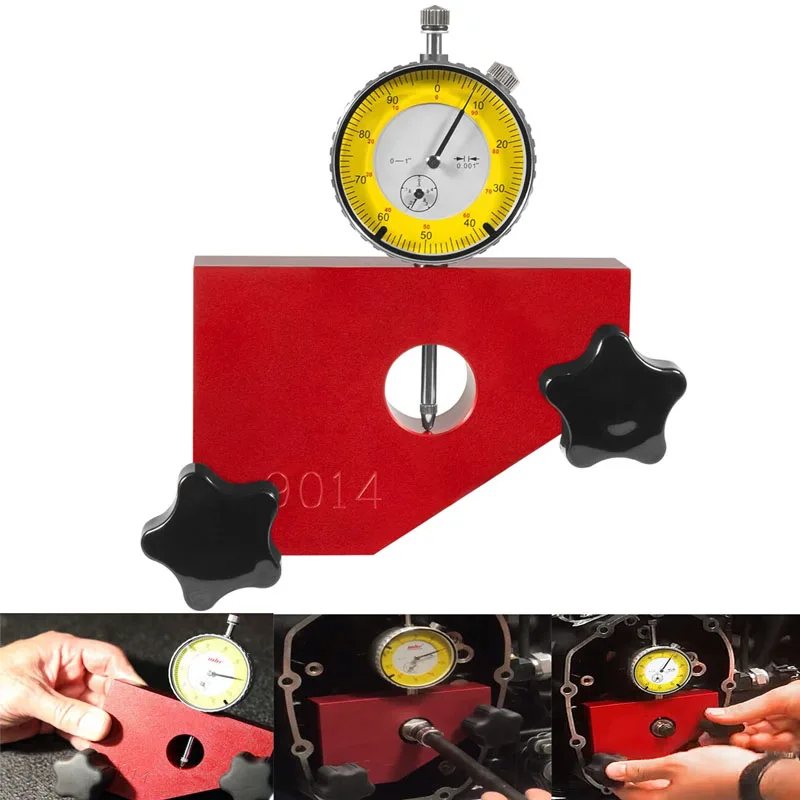 Pinon Shaft Run Out und Gear Drive Backlash Tool 9014 für Harley Davidson Crank Backlash Kurbelwelle Runout Messung ab 2017 Image