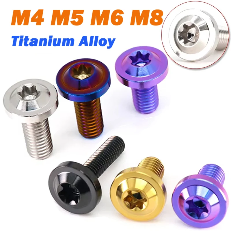 1Pcs Titan Ti Bolzen M4 M5 M6 M8 Länge 10/15/20/25/30/35/40/45/50/55/60mm Truss Kopf Torx Schraube Für Teil Änderung Befestigungen Image
