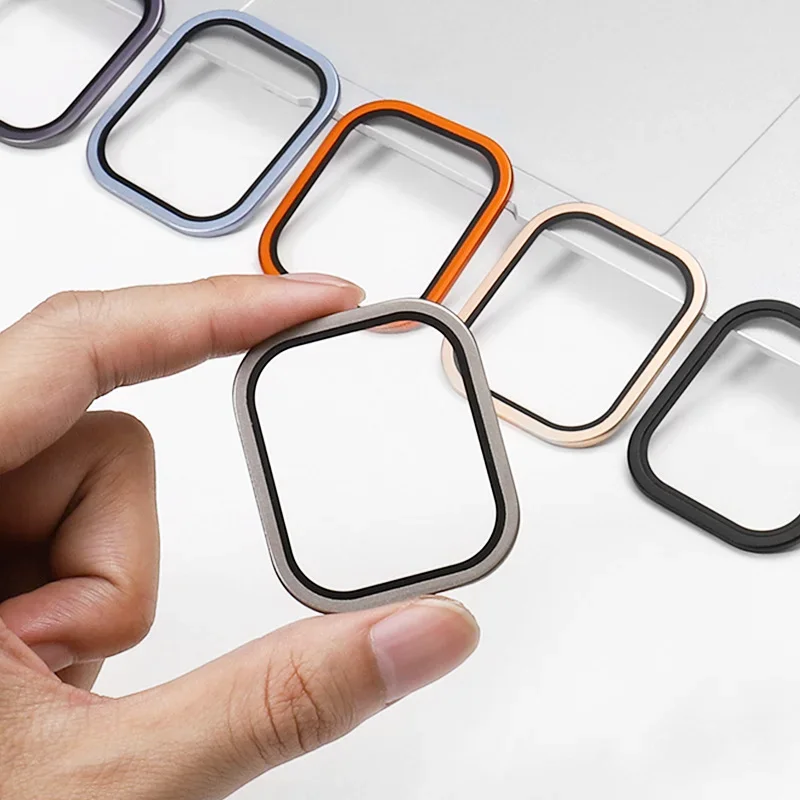 Gehärtetes Glas für Apple Watch Ultra 3 49 mm, Displayschutzfolie, kratzfest, Metallstoßstange, Vollfolie für iWatch Ultra 3 2 1 49 mm Image