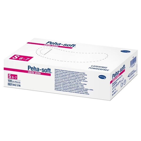 Peha-soft® nitrile white powderfree Gr. S 200 Stück Image