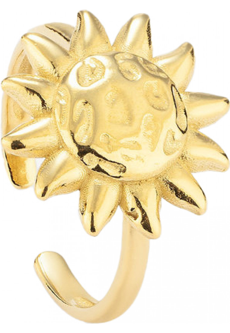 Radiant Womens RY000150 Ladies Ring - Gold Stainless Steel - One Size | Radiant Sale | Discount Designer Brands