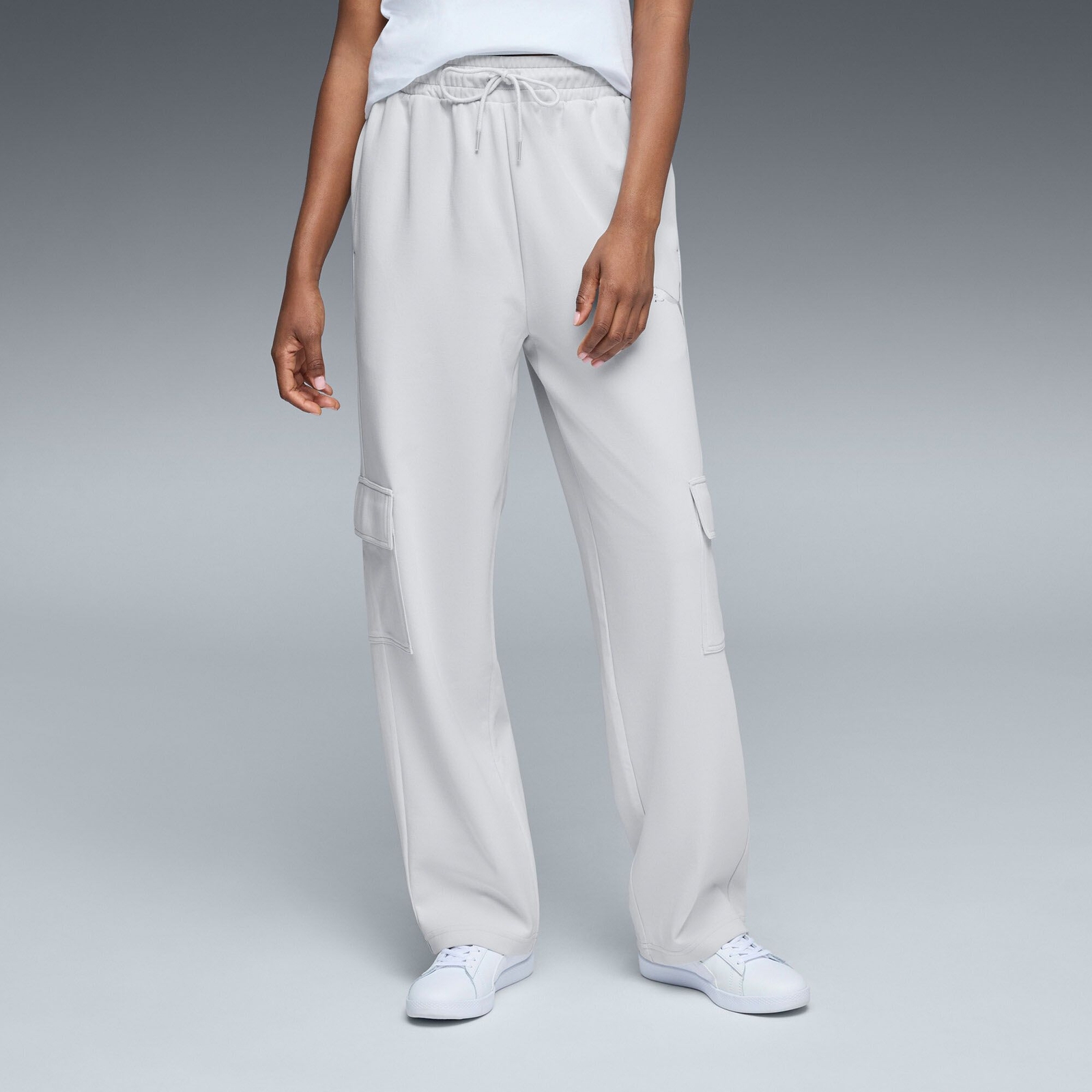 PUMA Men's Sport Relaxed Cargo Pant DK (Size XS) Silver, Poly + Cotton