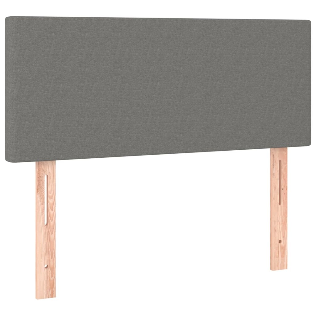 vidaXL Kopfteil Dunkelgrau 100x5x78/88 cm Stoff Image