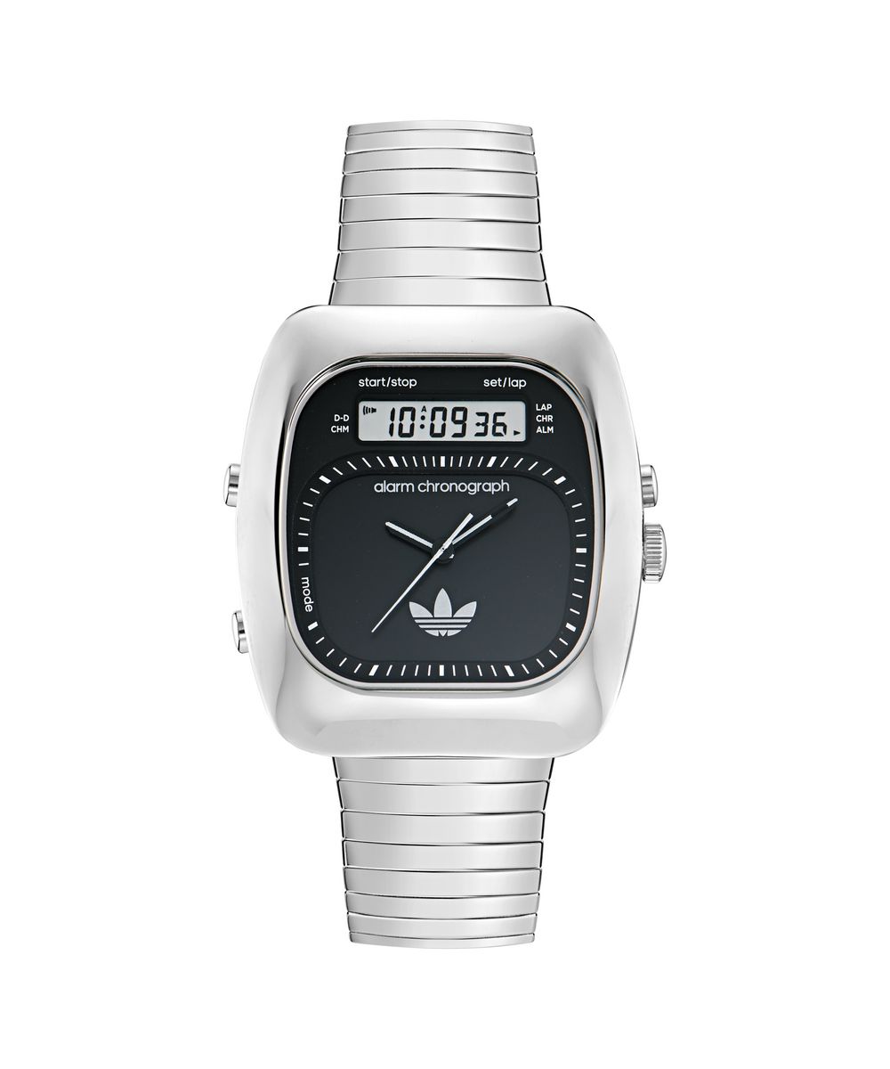 Adidas Originals Retro Wave Drei Unisex Silber Uhr AOSY25013 Image