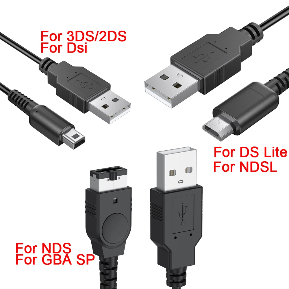 USB Ladegerät Kabel Für Nintendo S Lite DSL NDSL Daten Lade Power Kabel Für NDSi 3DS Neue 3DS XL LL Neue 2DS XL NDS GBA SP