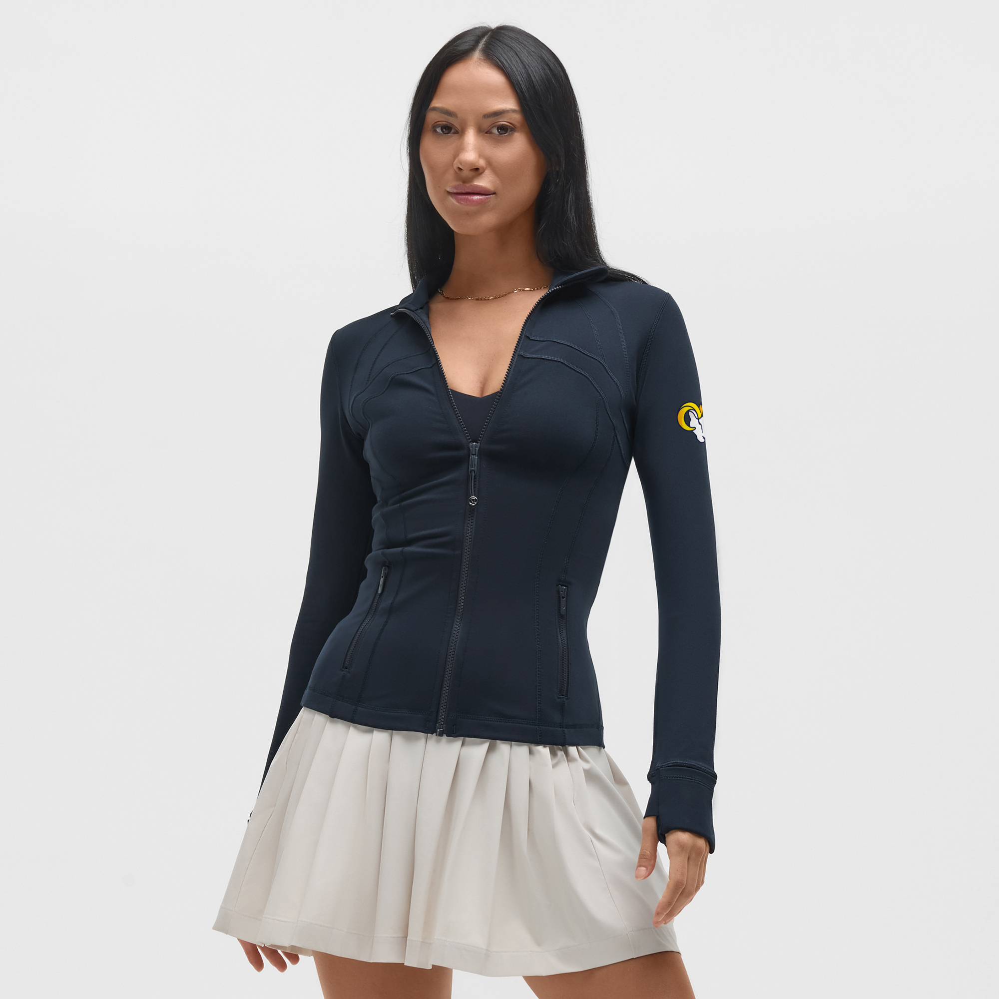 Damen lululemon True Navy Los Angeles Rams Define Jacke *Luon™ Image