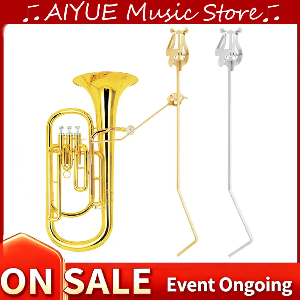Bariton Tuba Marschieren Musik Blatt Ständer Metall Klammern Clip Trompete Metall Halter Bariton Marschieren Klemme Musik Punktzahl Clip Image