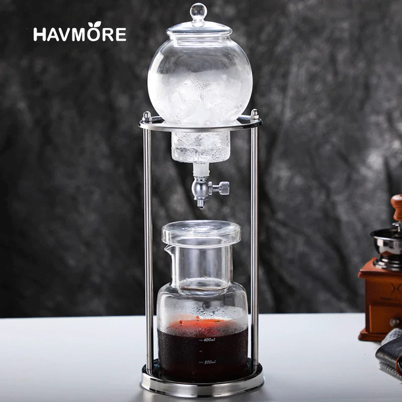 Cafetière classique à froid de 600ml, cafetière glacée, expresso, Pot goutte à goutte, accessoires spécialisés pour Barista