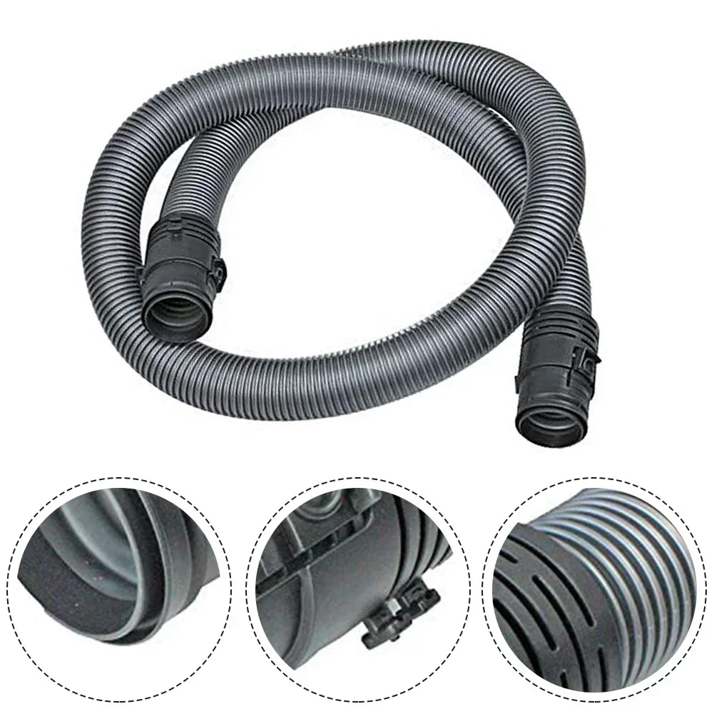1,6 m graues Vakuumschlauch-Verlängerungsrohr für Reiniger der Miele Classic C1 S2000-Serie, flexibles, biegsames Kunststoff-Ersatzteil Image