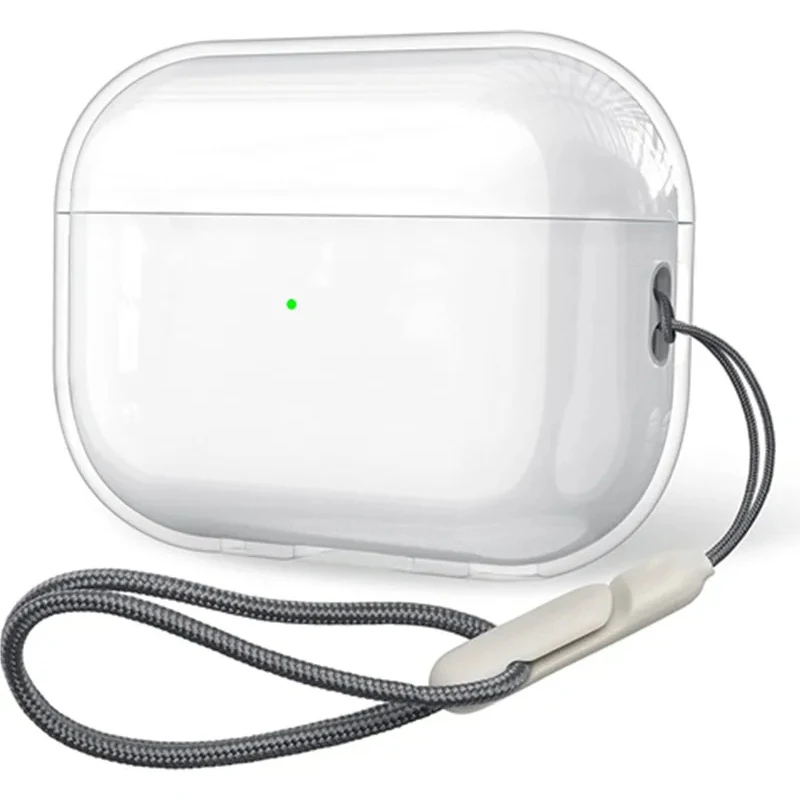 Fall Für Airpods Pro 2nd generation Transparent Drahtlose Kopfhörer Schutzhüllen Für AirPods Pro 2 Bluetooth Kopfhörer Abdeckung Image