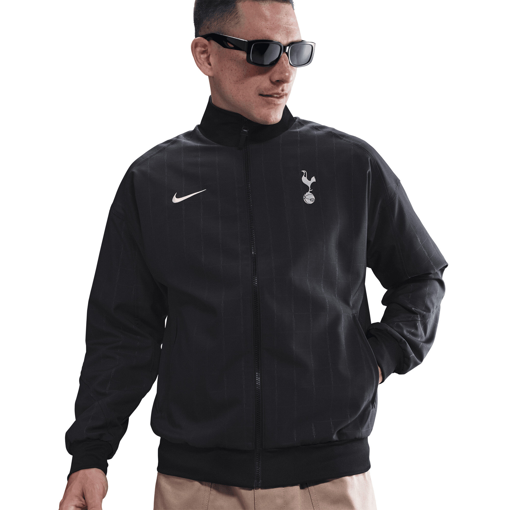 "Tottenham Hotspur Nike Auswärts-Hymnenjacke – Schwarz" Image