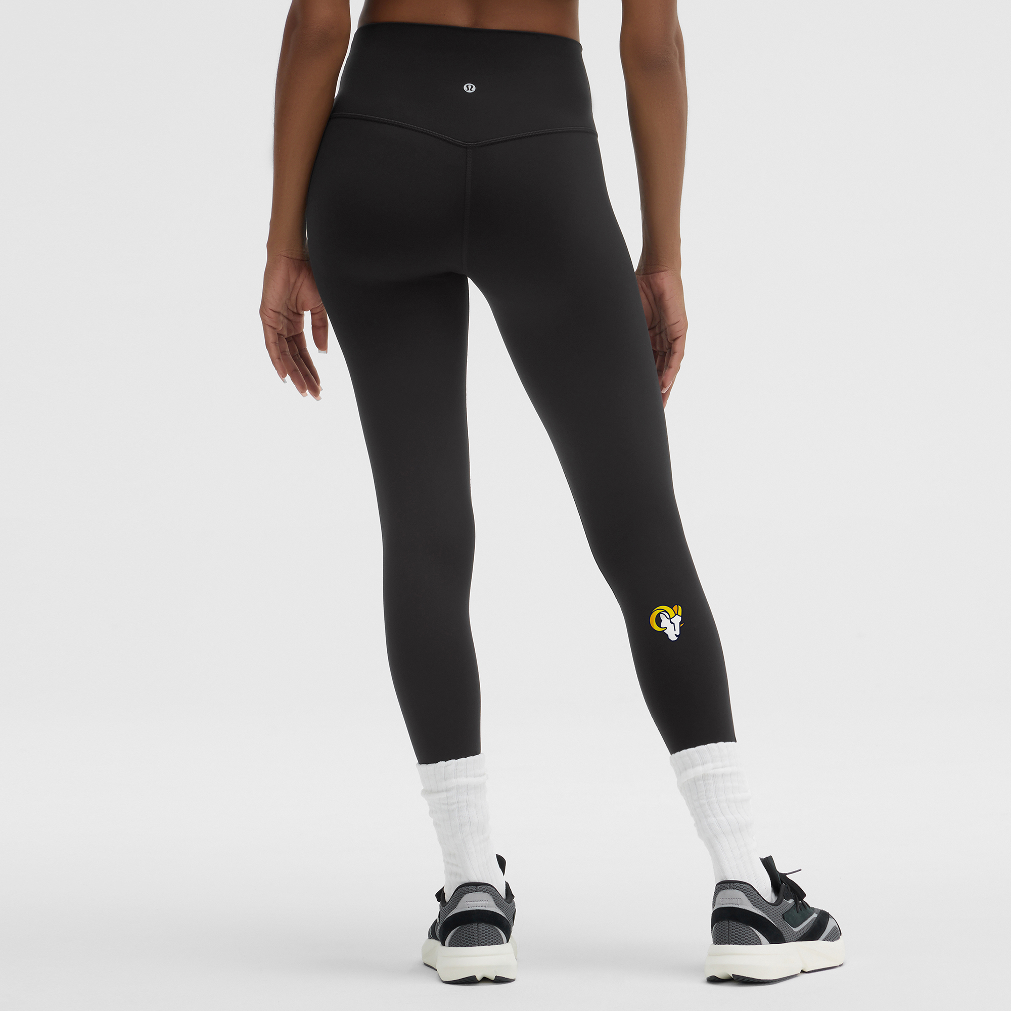 Schwarze Lululemon Los Angeles Rams Align™ High-Rise-Hose für Damen, 25" Image