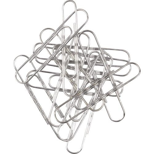 Viking Büroklammern gewellt 75mm Silber Sortiert 100 Stück Image