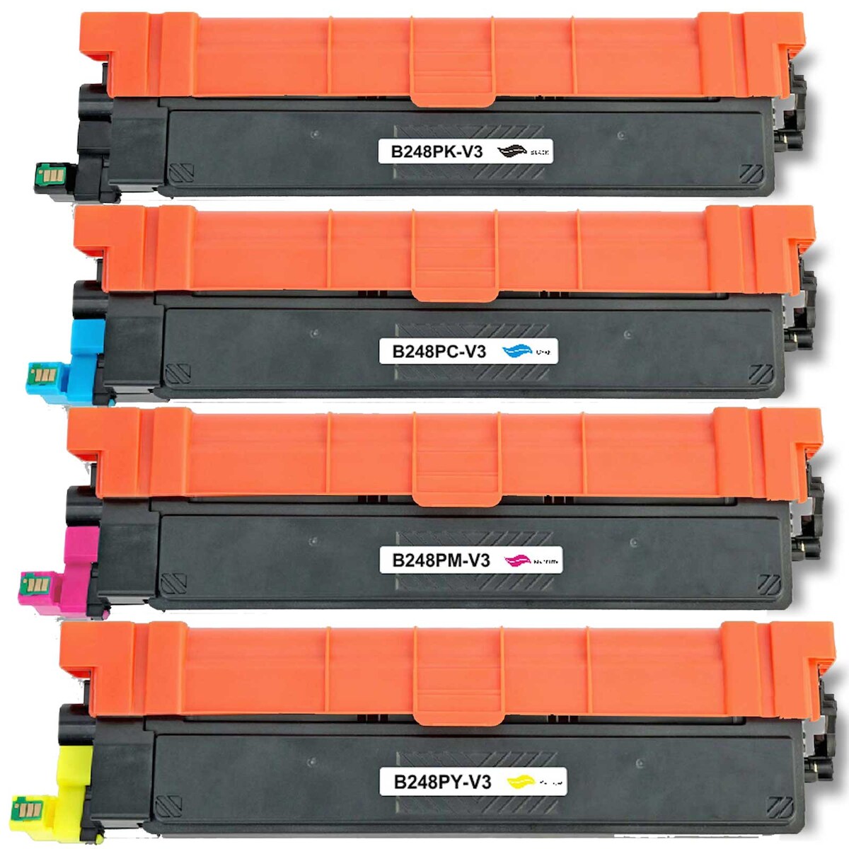 Gigao Kompatibel Brother TN-248 Toner-Set (4 Farben) für DCP-L3555CDW mit Chip Image