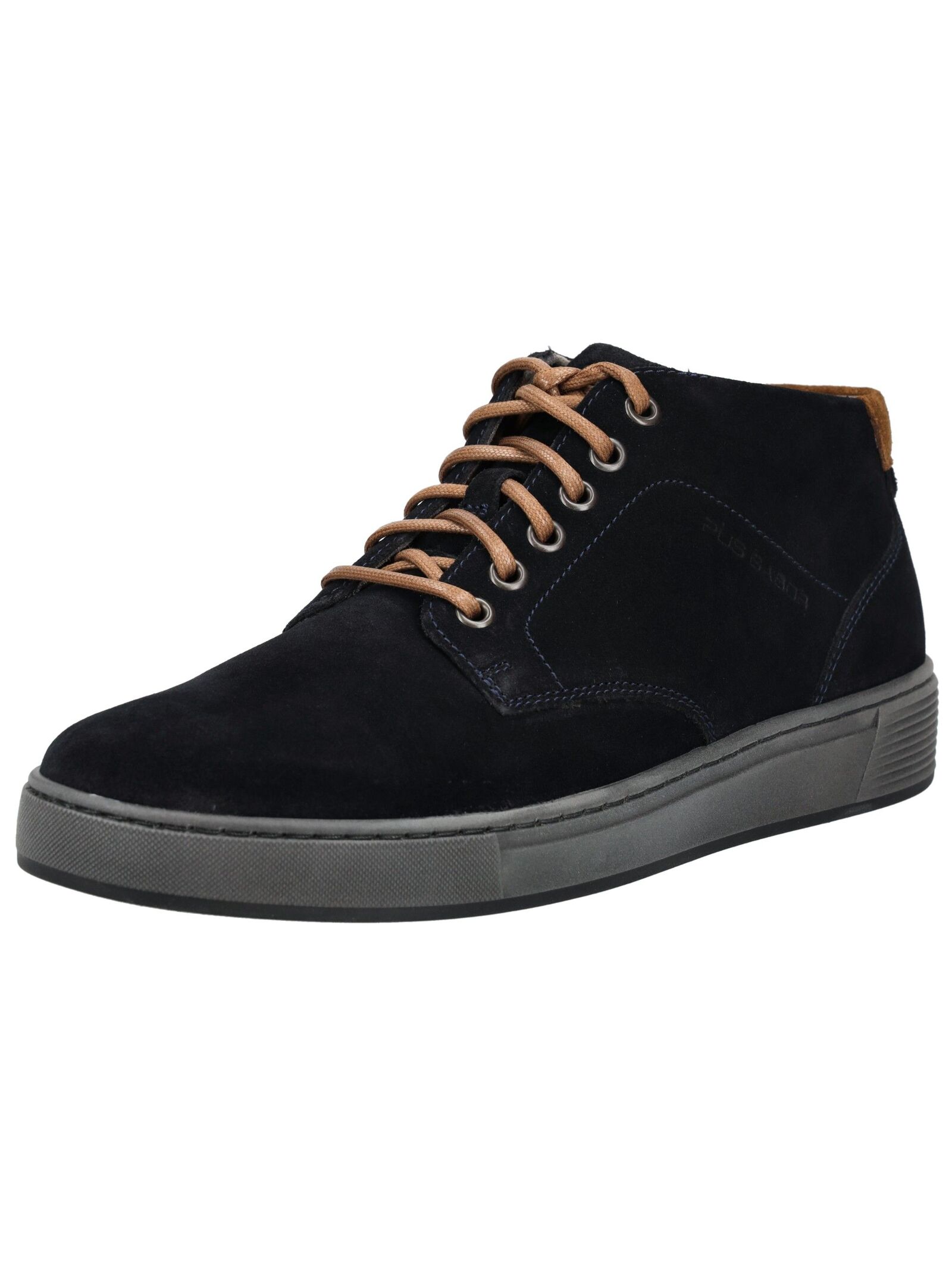 Sneaker PIUS GABOR "Pius Gabor Sneaker Veloursleder", Herren, Gr. 44, blau (dunkelblau), Veloursleder, Schuhe Sneaker