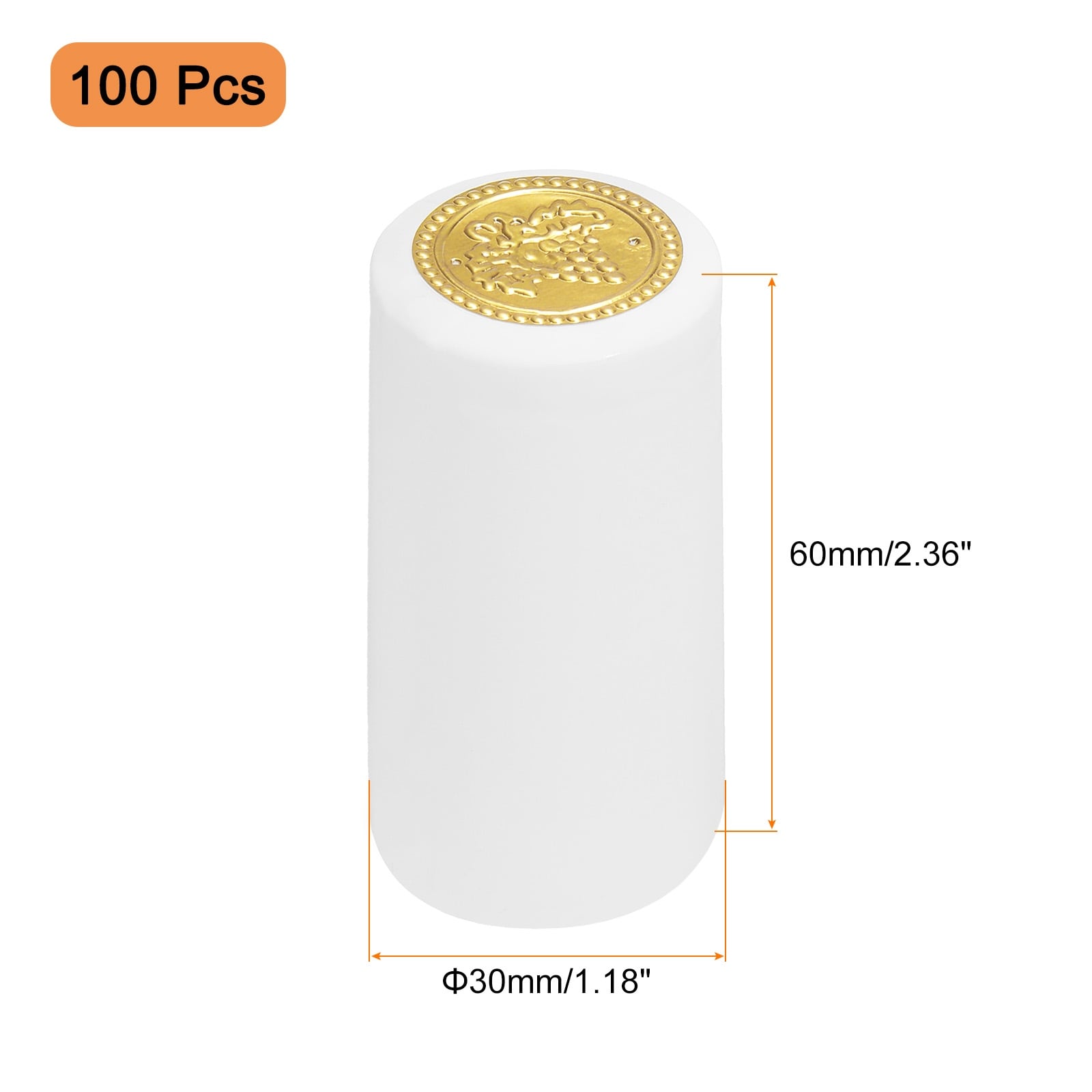 PVC Heat Shrink Capsules Wine Bottle Capsules Shrink Cap Wrap Shrink Top Cover for Wine Cellars and Home Kitchen