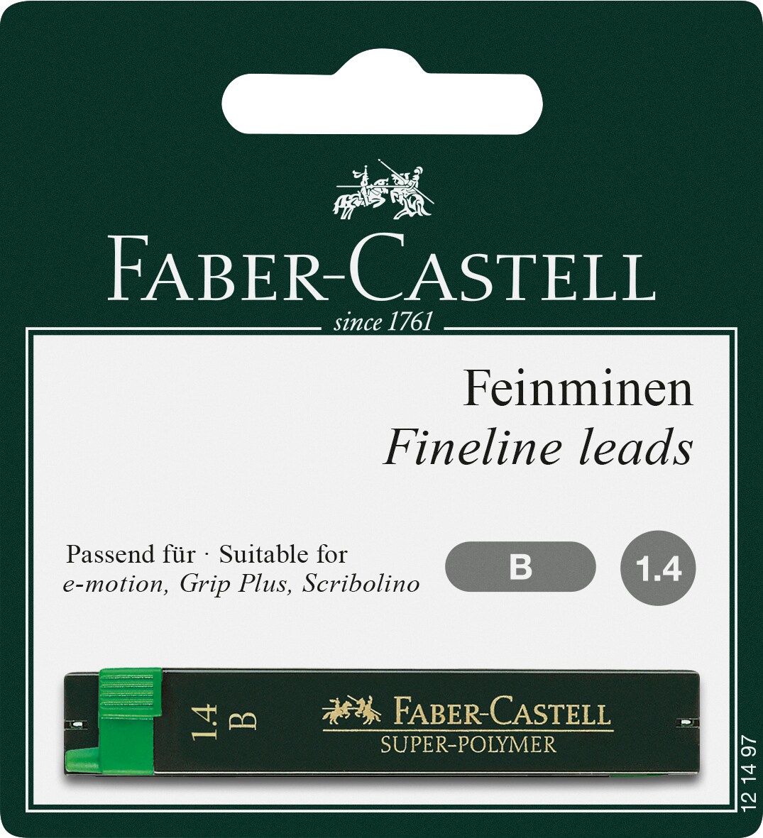Faber Castell Feinmine Super-Polymer 1,4 mm B 12 Minen Image