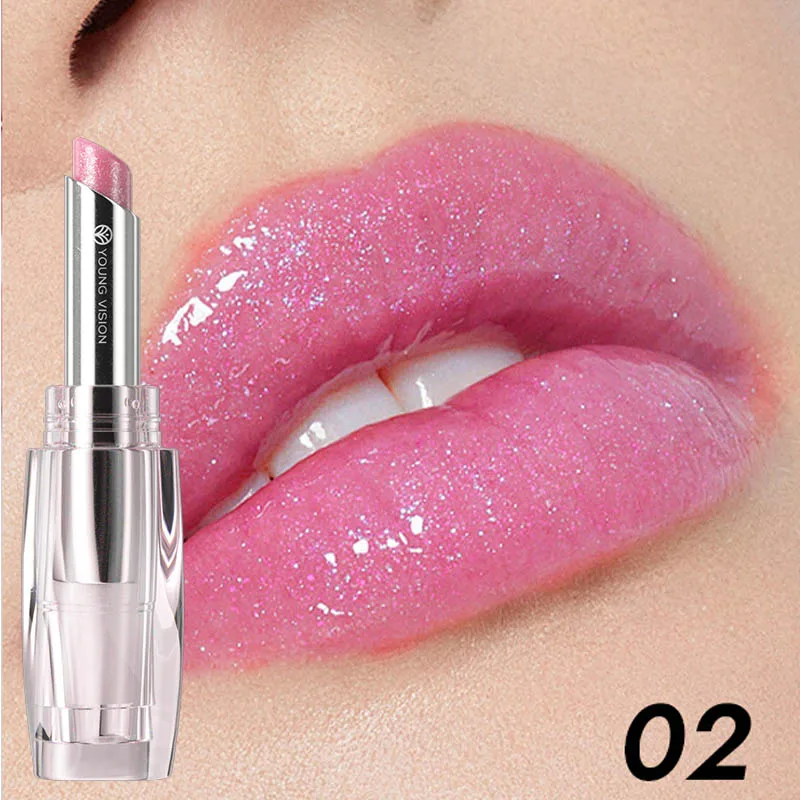 5-Farben-nährender, leichter Lippenstift, langanhaltende Farben, einfach aufzutragender, feuchtigkeitsspendender Lippenbalsam, Lippenpflege Image