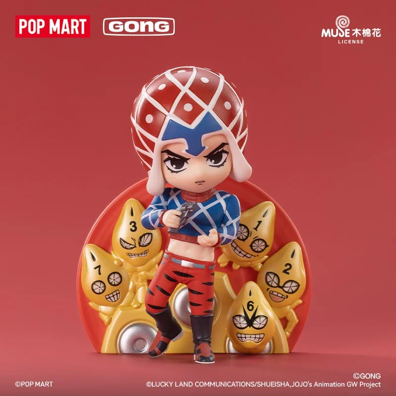 POP MART GONG JOJO's Bizarre Adventure Golden Wind Serie Blind Box Mystery Box Spielzeug Kawaii Ornamente Figuren Wohnkultur Image