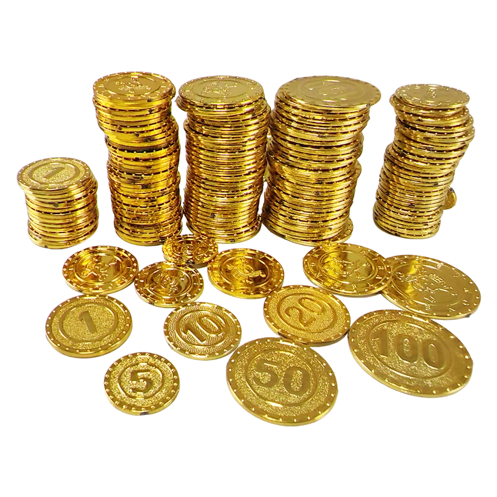 30/60/120 Stück Spielzeug Pirat Goldmünzen Piraten Party Dekoration Halloween Piraten Partyzubehör Image