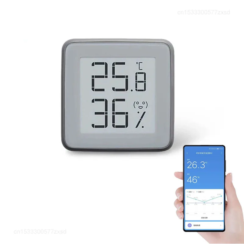 MiaoMiaoCe Intelligentes Bluetooth-Thermometer mit E-Ink-Bildschirm BT2.0-Hygrometer kann mit der MIJIA-App Home Gadget Smart Linkage verwendet werden Image