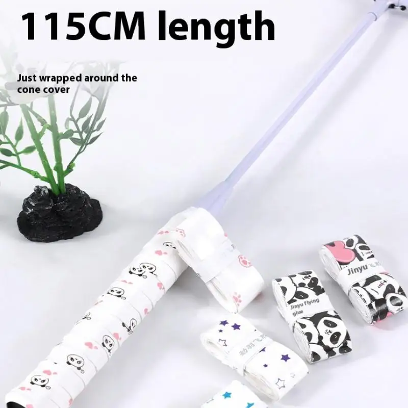 1PC Cartoon Design Shockproof Sweat-Absorbent Non-Slip PU Tennis Overgrip Handle Grip Tape for Tennis Badminton Squash Rackets