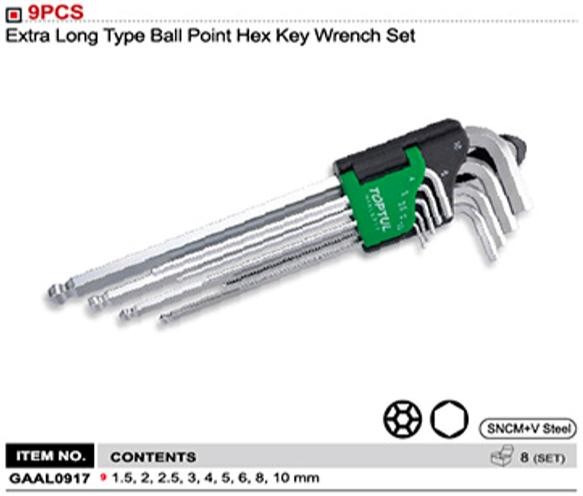 TOPTUL Winkelschraubendrehersatz GAAL0917 Image