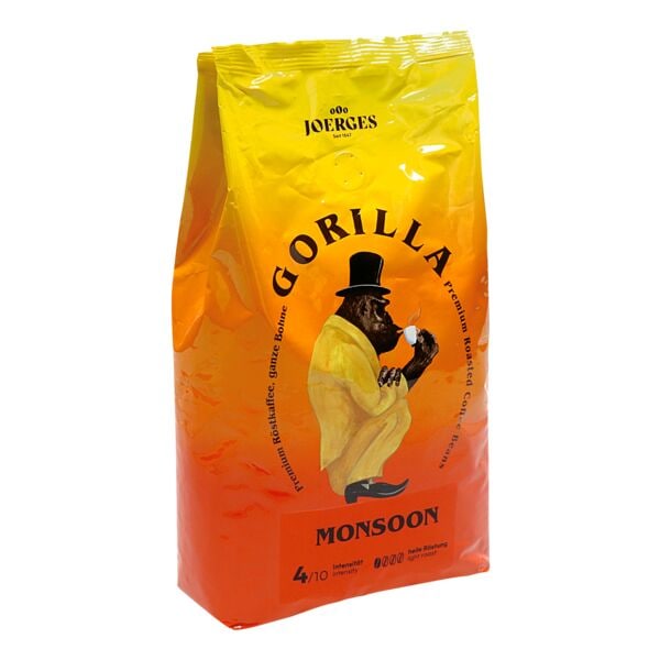GORILLA Kaffeebohnen »Monsoon« 1 kg gelb Image