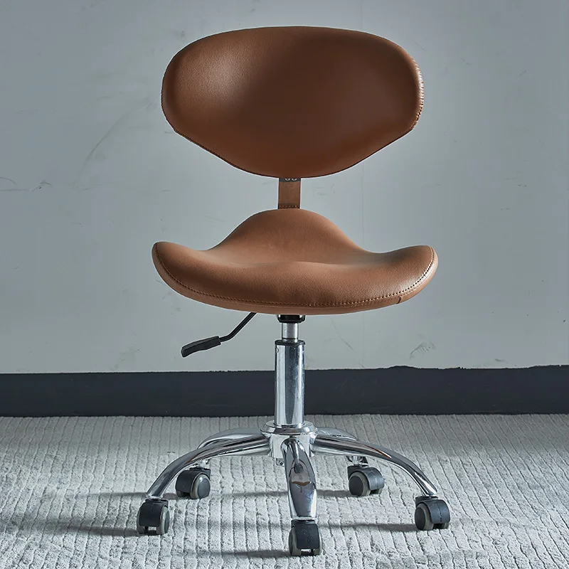 ‌ Sedia a sella per salone, sgabello dentale regolabile in altezza, sedia da bar girevole con ruote silenziose, sedile ergonomico per salone di bellezza