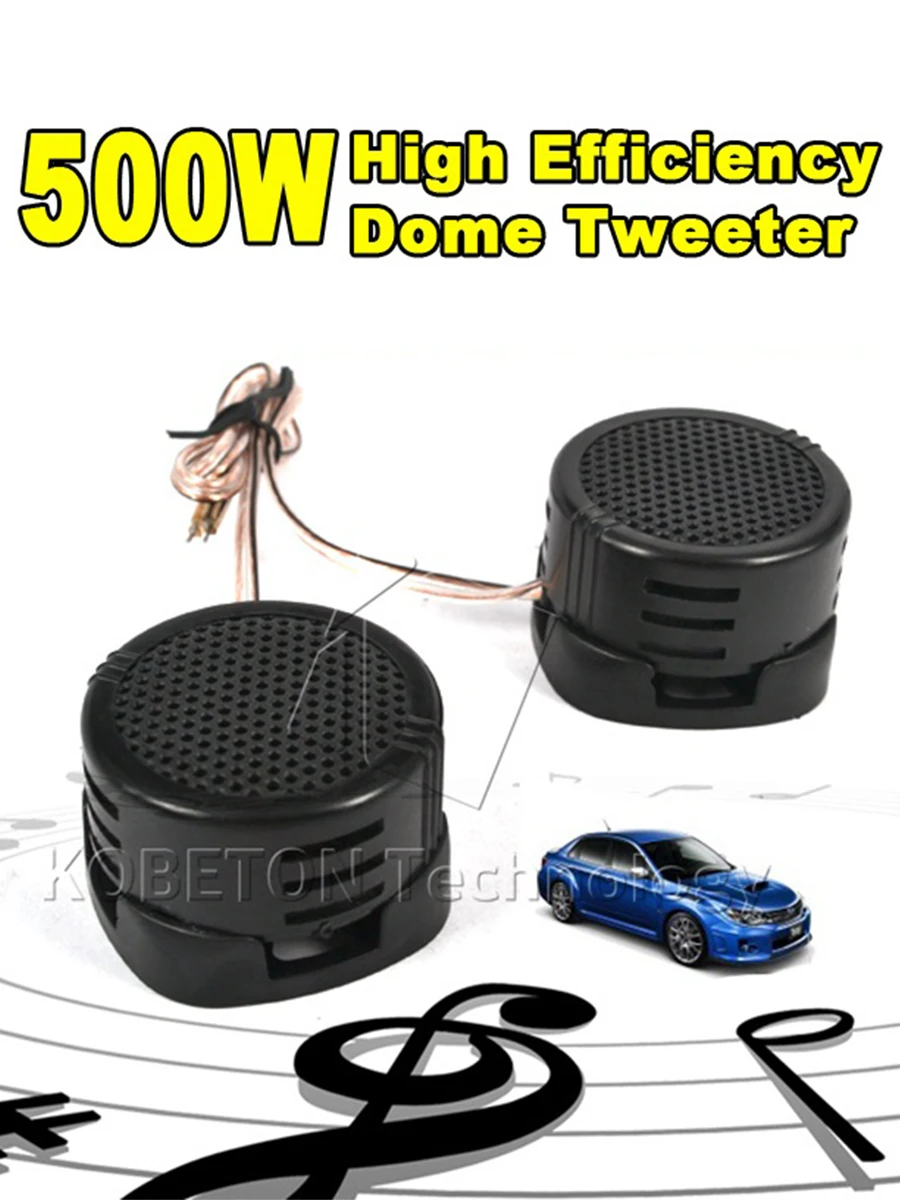 2X Auto Mini Dome Tweeter Altoparlante Per Auto Universale Ad Alta Efficienza Altoparlante Altoparlante Super Potenza Audio Suono Auto Tweeter