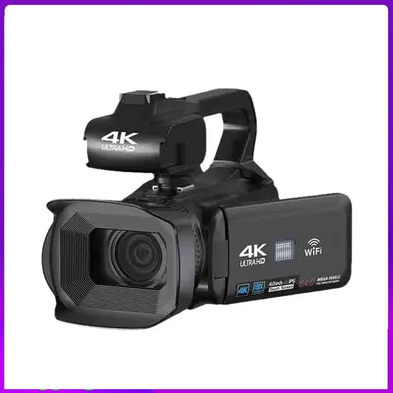 4K Video Recorder Kamera 64MP Camcorder Forstream Drehen 4,0 Zoll Touchscreen Professionelle Digital Kamera Image