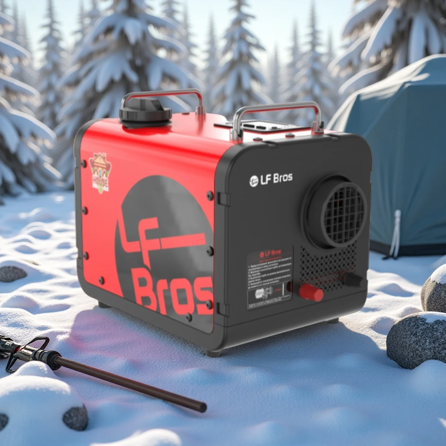 Heißer Verkauf, hochwertige Diesel-Standheizung, Zeltheizung, 5 kW, 12 V, leise und kraftstoffeffizient Image