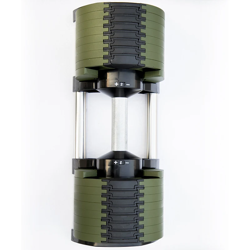 Neue verstellbare Hanteln, kostenlose Gewichte, Fitness, 20 kg, 32 kg, 36 kg, 50 lb, 80 lb, Gummi-Gusseisen, verstellbares Hantel-Set Image